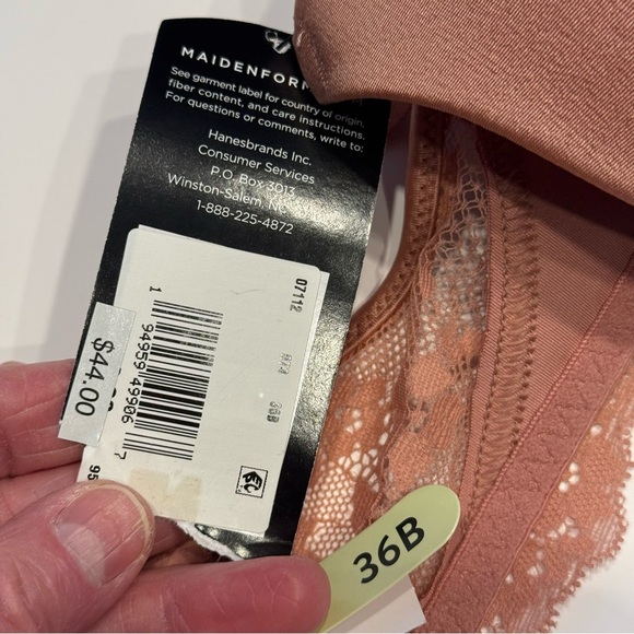 Maidenform Green and mauve racerback smartzone cups front clasp Bra Duo - Picture 4 of 10